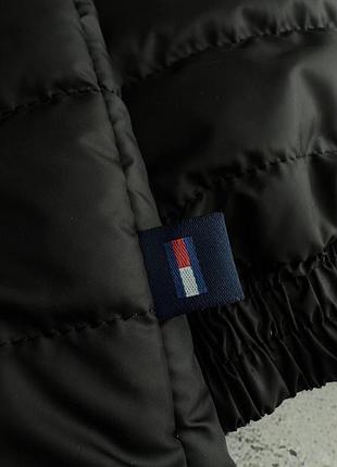 Tommy hilfiger черная куртка демисезонная s-3xl
