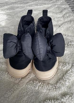 Черевики дитячі zara чорні 25 розмір
