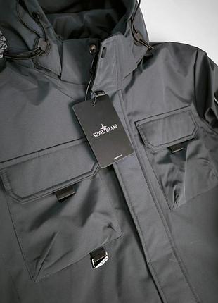 Куртка мужская stone island графит m-3xl демисезон