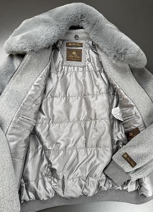 Зимняя серая куртка loro piana размеры 48-58