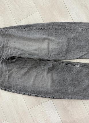 Джинси жіночі h&m сірі широкі баггі