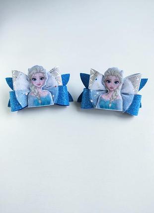 Резинки для волос с аппликацией эльза 5