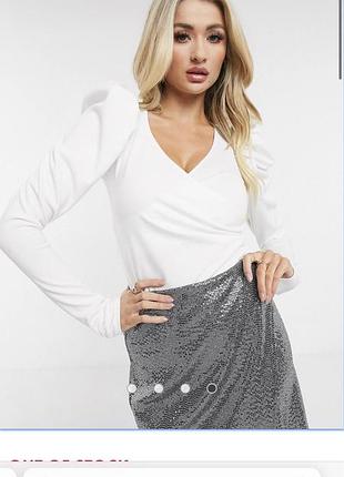 Боді жіноче на запах flounce london friends of fashion bazhane zara thecoat ttswtrs