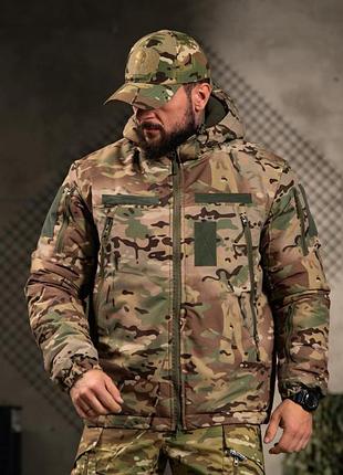 Зимова тактична куртка arctic military мультикам вм3688