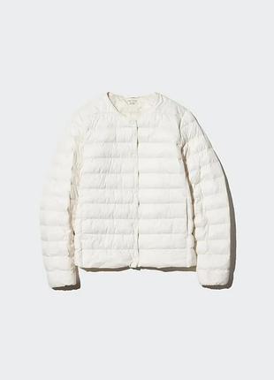 Ультра тонкий лайнер пуховик -транформер  uniqlo