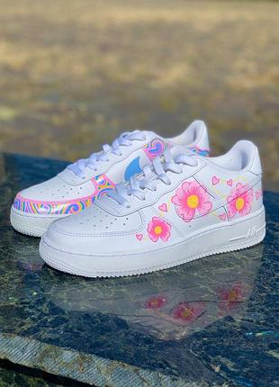 Нові шкіряні кросівки nike air force custom оригінал 38,5 розміру