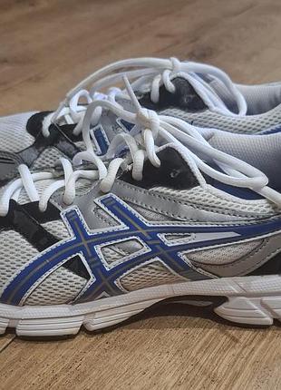 Кросівки чоловічі asics біло-сірі з синім, розмір 43 (27,5 см)