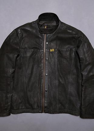 Шкіряна куртка g-star raw