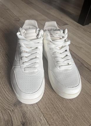 Кросівки li-ning шкіряні високі білі 2