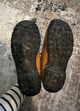 Черевики timberland шкіряні бежеві 7