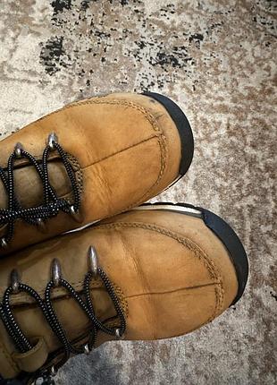 Черевики timberland шкіряні бежеві 5