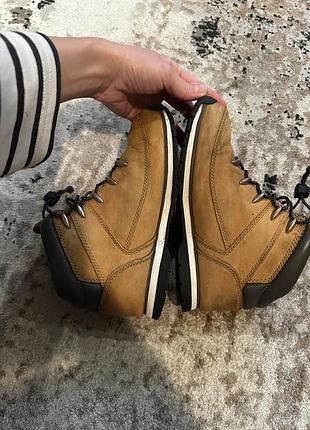 Черевики timberland шкіряні бежеві 3