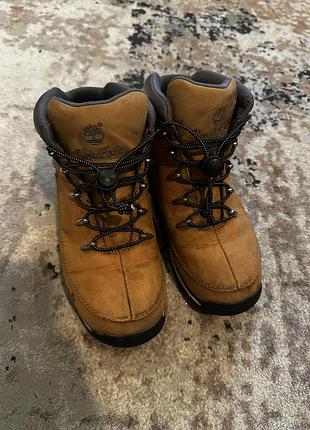 Черевики timberland шкіряні бежеві 4