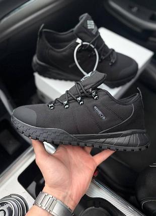 Високоякісні чоловічі кросівки columbia omni-heat black🖤
