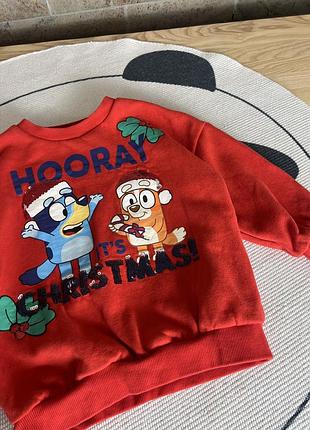 Новорічний світшотик bluey 3