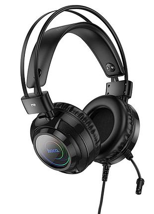 Накладні навушники hoco w110 resource (usb+3.5mm/2m) black