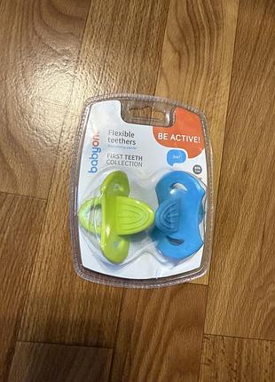Гризуни babyono first teeth collection салатовий та блакитний