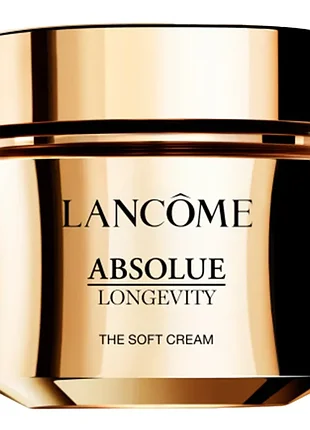 Деликатный крем с эффектом восстановления для кожи лица lancome absolue longevity the soft cream 60 ml.