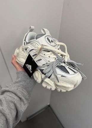 Кросівки adidas vento xlg біло-сірі 37 розмір 23 см