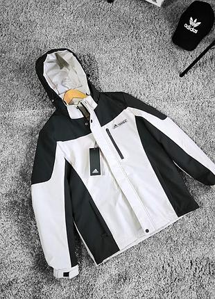 Adidas terrex чорна з бежевим куртка чоловіча m-3xl