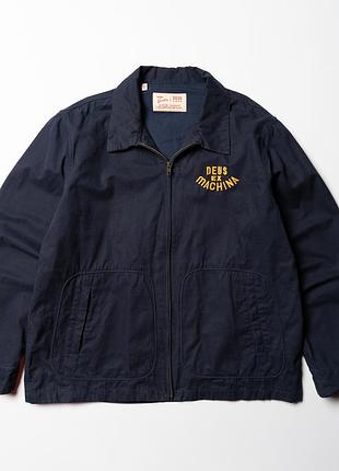 Deus ex machina 2 dogs jacket navy blue cotton [jmh017525]