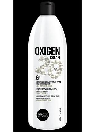 Новий 
окислювач кремоподібний 6% - bbcos oxigen cream 20 vol 
1000 мл