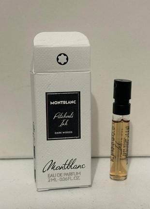 ❤️montblanc patchouli ink dark woods, пробник, оригинал