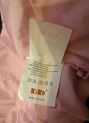 Зимняя куртка kiko для девочки, оригинал. 7