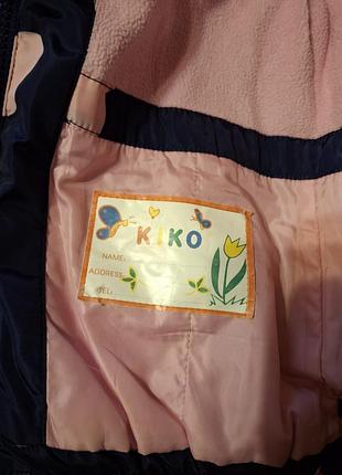 Зимняя куртка kiko для девочки, оригинал. 9