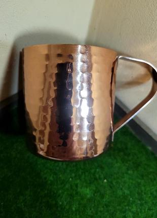 Новий мідний кухоль / чашка для коктейлів moscow mule (індія)