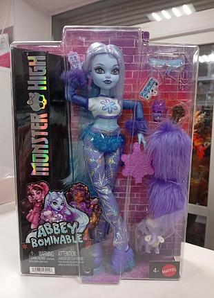 Оригинальн! кукла monster high эбби боминейбл монстро-классика g3 ( abbey bominable ) mattel