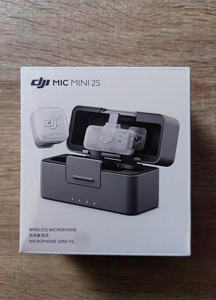 Мікрофонна радіосистема dji mic mini 2s (мікрофон + приймач + кейс зарядний) mobile version