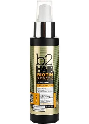 Флюид b2hair biotin repair для тусклых и поврежденных волос , 100 мл