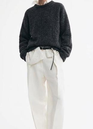 Стильний об'ємний светр h&m edition (мохер / шерсть) оверсайз