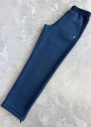Штаны спортивные зимние ralph lauren синие, размер s-xxl