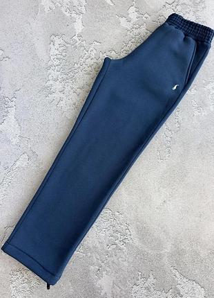 Теплые спортивные штаны ralph lauren в синем оттенке s-xxl