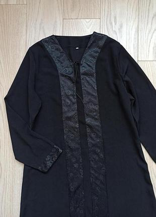 Довга чорна сукня, абайя 3