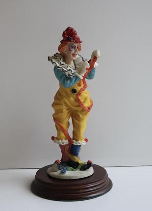 Коллекционная статуэтка the leonardo collection circus clown англия 1991 г.