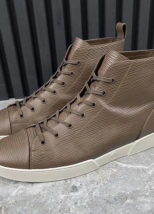 Louis vuitton match up sneakers epi чоловічі високі кросівки оригінал 46 eur