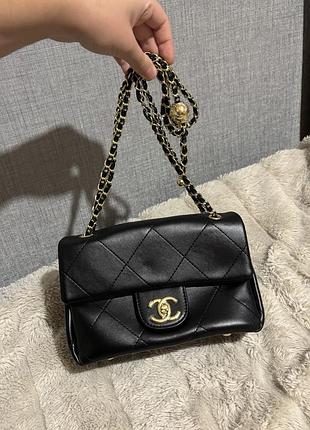 Сумка нова чорна chanel