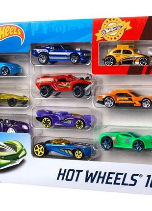 Набір базових автомобілів 54886 hot wheels 10 шт.