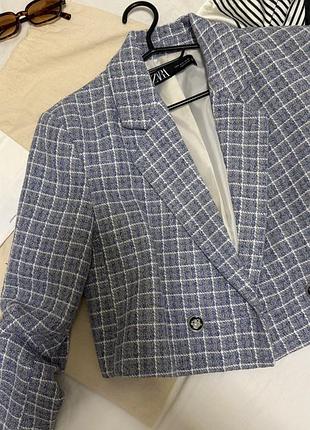 Твідовий жакет zara