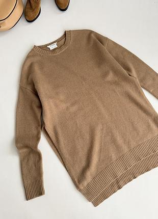 Подовжений вовняний светр max mara 2
