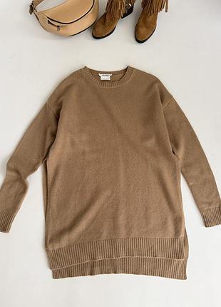 Подовжений вовняний светр max mara