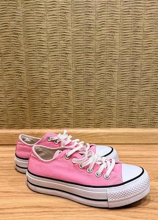Кеди converse chuck taylor all star lift platform рожеві