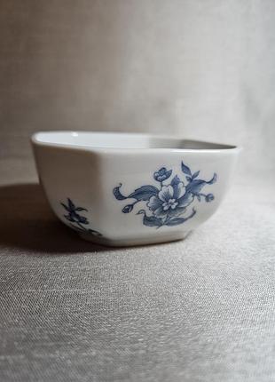 Порцелянова вінтажна піала heinrich «china blue» (баварія, німеччина), 1970-ті роки