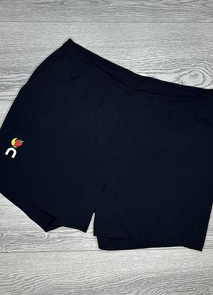 Жіночі спортивні шорти on running women’s track shorts shf black оригінал