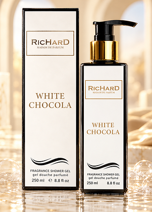 Парфумований гель для душу richard white chocola exclusive euro 250 мл (22683)