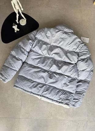 Куртка зимняя nike notta двухсторонняя серая xxl, xl