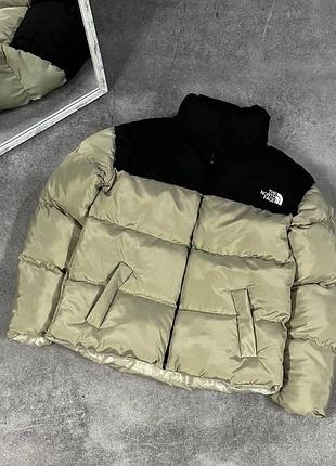 Нова куртка the north face бежева зимова, розмір s